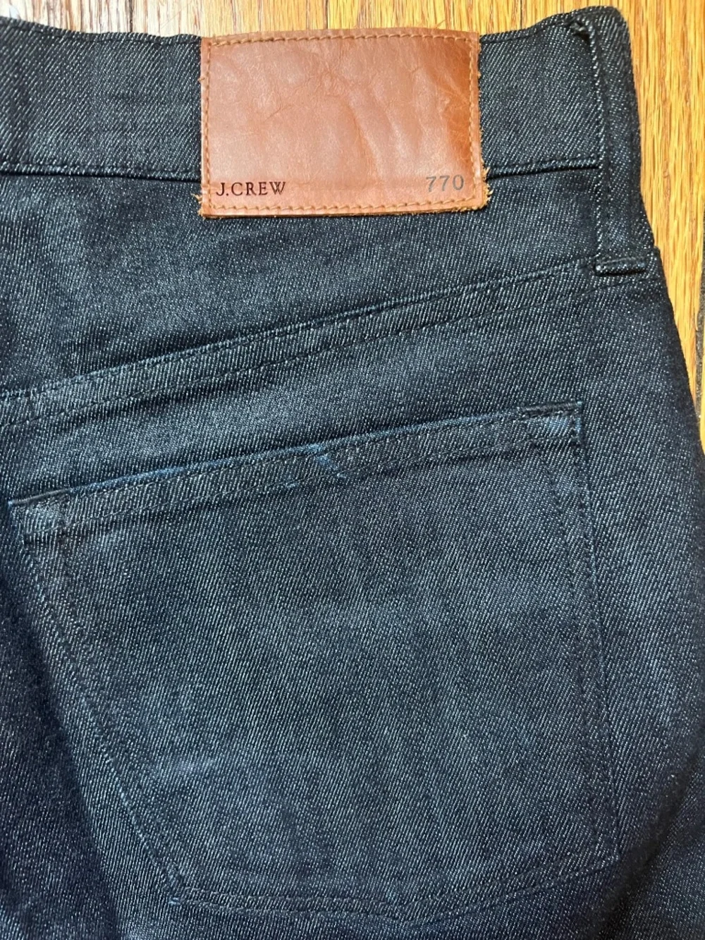 J.Crew 770 Straight Fit Jeans Men's 32x30 Dark Blue Denim